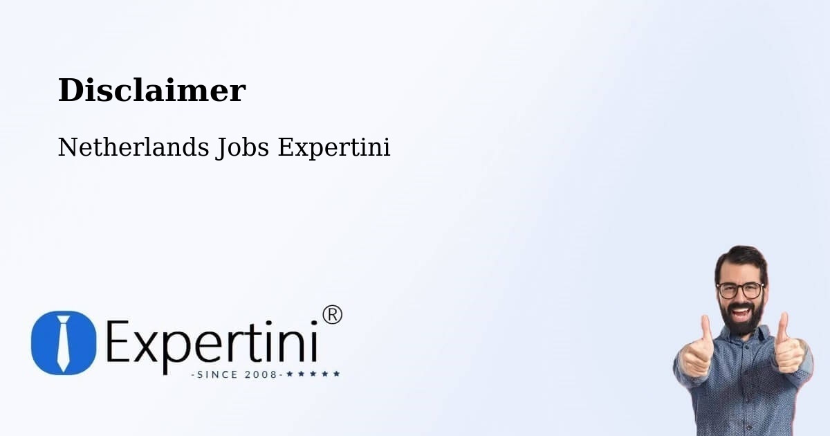 Disclaimer – Strijp - Netherlands Jobs Expertini